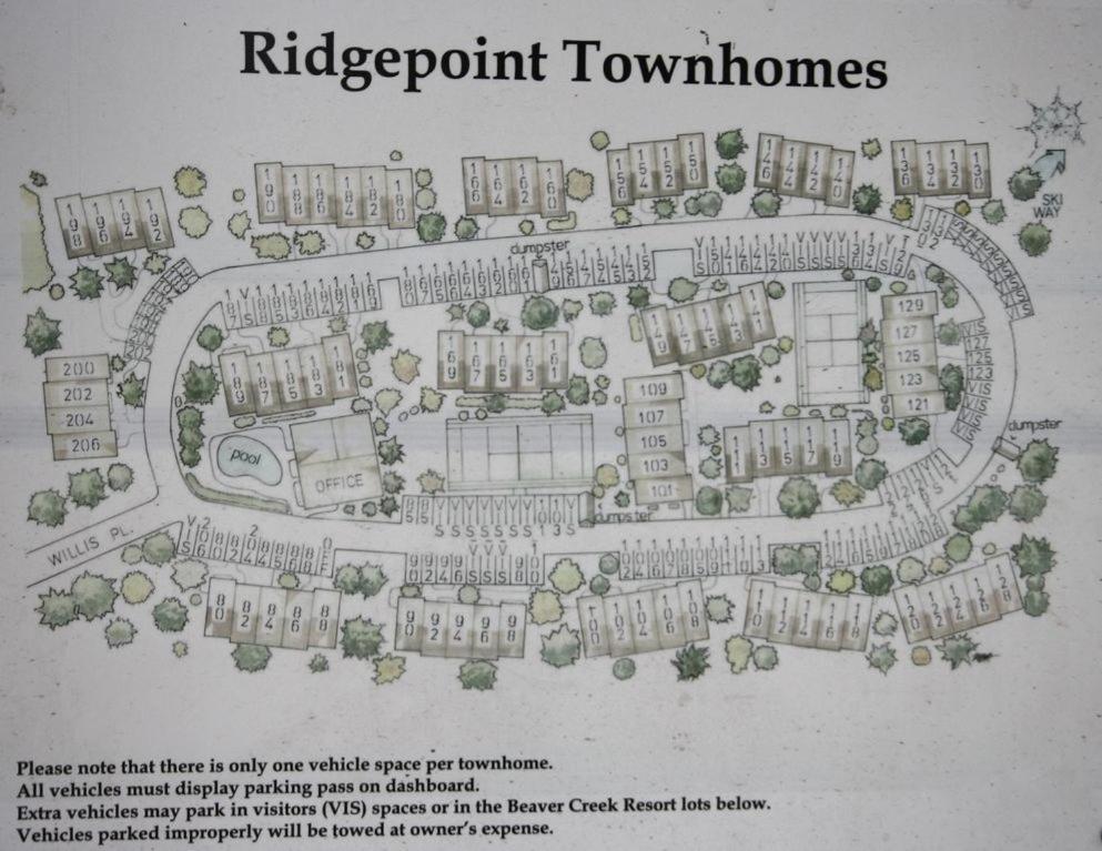 Ridgepoint Townhouse #1320342 Hotel Avon Eksteriør billede